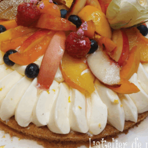 Sablé Breton, Crème Vanille & Fruits de Saison