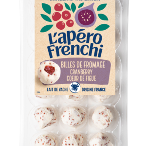 Billes de fromage cranberry coeur de figue