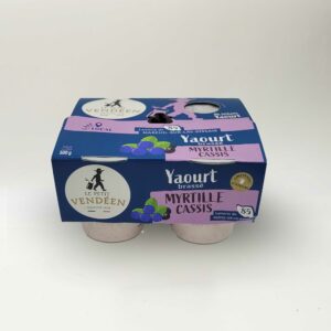 Yaourt brassé myrtille